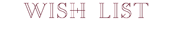 Wish LiSt